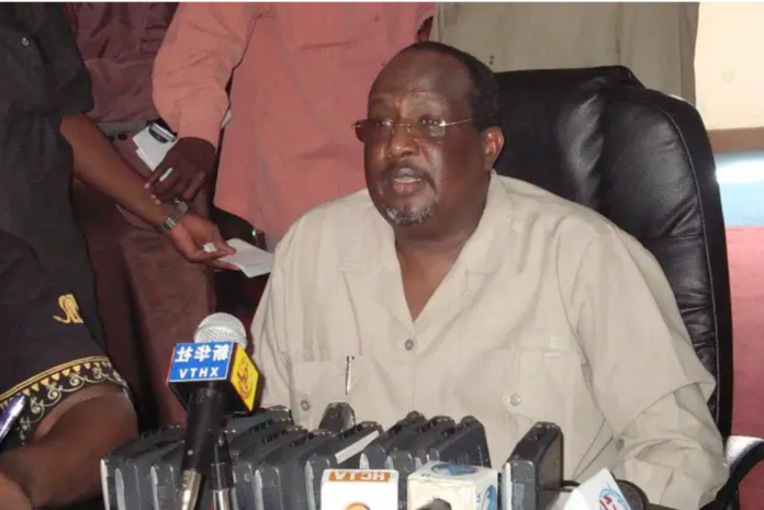 Speaker of the Parliament Madobe